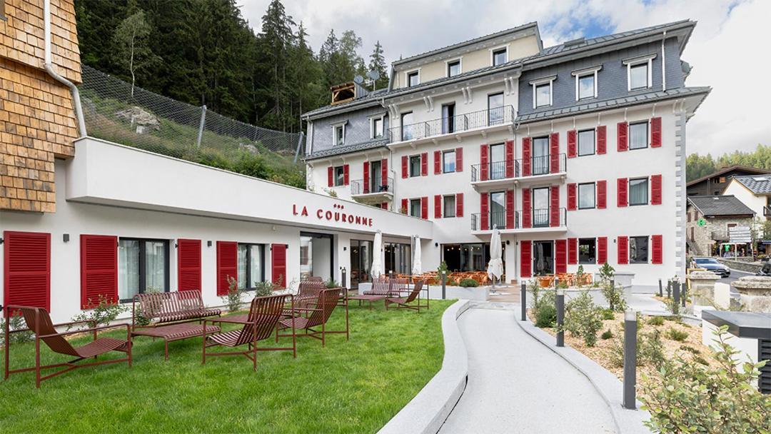 Hotel Restaurant La Couronne Chamonix Esterno foto